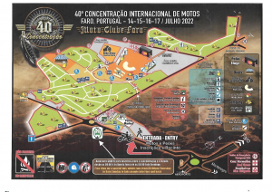 40Concentração Internacional de Motos de Faro mapa