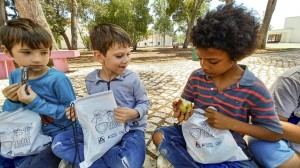 fruta gratuita na escola