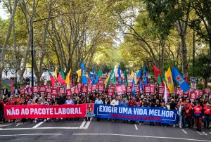 marcha nacional contra o pacote laboral