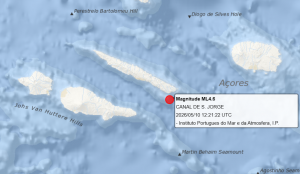 sismo acores 10 maio 2026