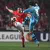 Futebol: Benfica empata com o Marselha na Luz