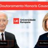 António Gentil Martins e Maria de Belém Roseira titulados como Doutor Honoris Causa pela Universidade Europeia
