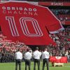 Benfica disse adeus a Fernando Chalana em clima de +tristeza, mas com Honra