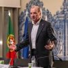 Câmara de Lisboa com o campeão olímpico Carlos Lopes na comemoração dos 40 anos do recorde mundial da maratona