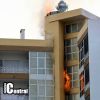 Incêndio em churrasqueira causa danos em prédio no Feijó