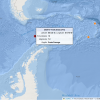 Sismo de magnitude 7,8 atinge Drake Passage